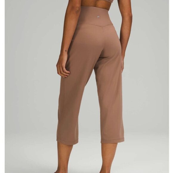 Lululemon Align Wide Leg Super-High-Rise Crop *23" Cacao Size 6 - Picture 1 of 9
